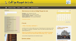 Desktop Screenshot of collegerdl67.fr